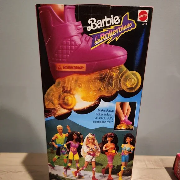 Vintage 1991 NIB Rollerblade Barbie